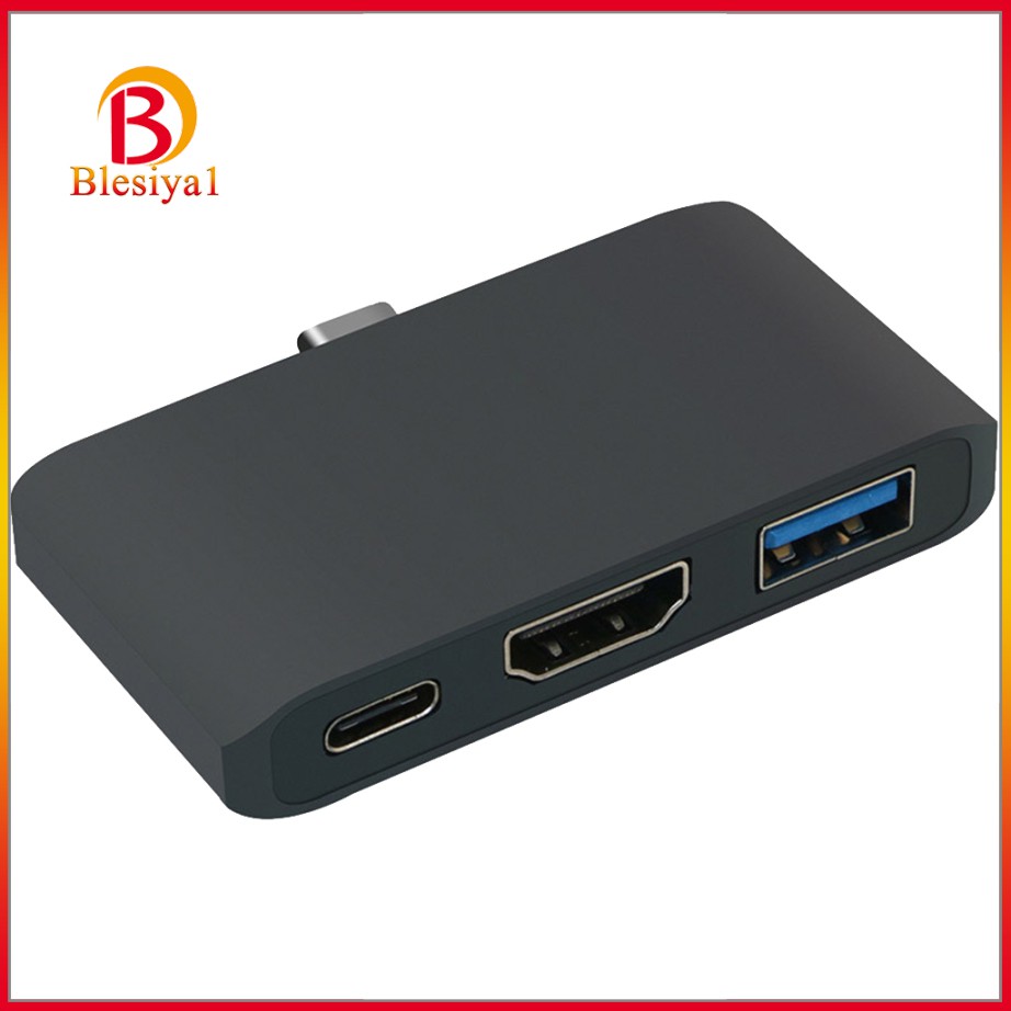 Bộ Chia 3 Trong 1 Usb Type-C Hub Với Cổng Usb 3.0