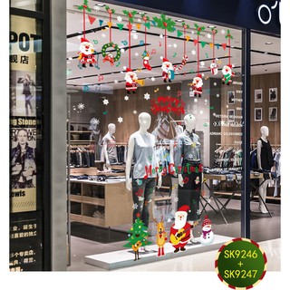 Tranh decal merry christmas