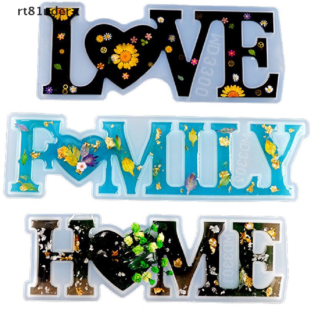 Khuôn Silicone Hình Chữ FAMILY Dùng Để Làm Đồ Trang Trí Thủ Công