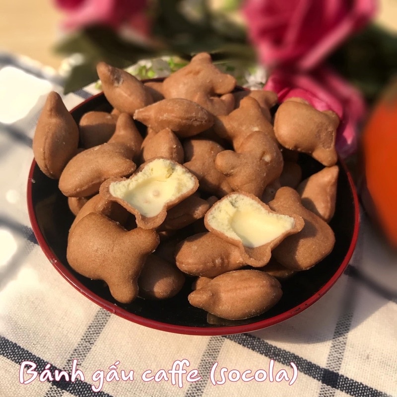 1 BÁNH GẤU TUỔI THƠ MIX 3 VỊ lon pet to 450gr | BigBuy360 - bigbuy360.vn