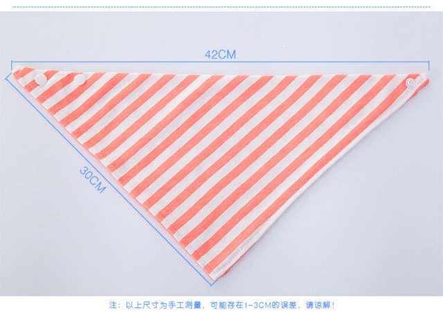 [Chọn màu] Yếm tam giác 2 lớp 100% cotton cho bé yêu