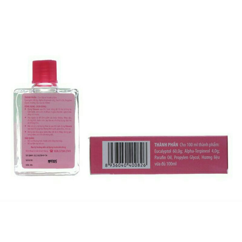 Dầu Khuynh Diệp Emcare chai 25ml ⚡ CAM KẾT CHÍNH HÃNG ⚡ Dầu em bé chiết xuất tinh dầu tràm, mùi thơm nhẹ, không nóng rát