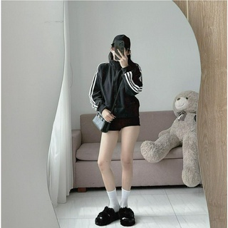 KHOÁC BOMBER DA LỘN VIỀN TAY