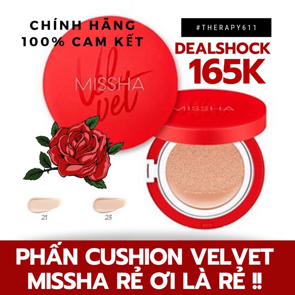 Phấn Nước Missha Velvet Finish Cushion SPF50+ PA+++