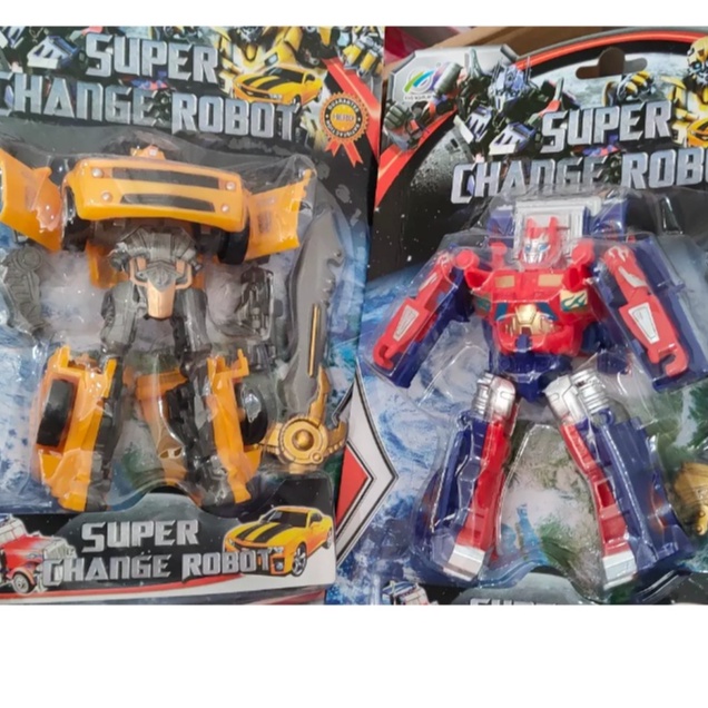 Đồ chơi lắp ráp siêu nhân biến hình xe - super change robot 332