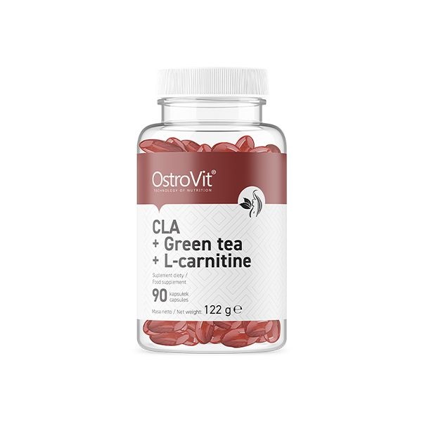 Viên uống giảm mỡ Ostrovit CLA + Greentea + L-carnitine  nhập khẩu Ba Lan - Gymstore