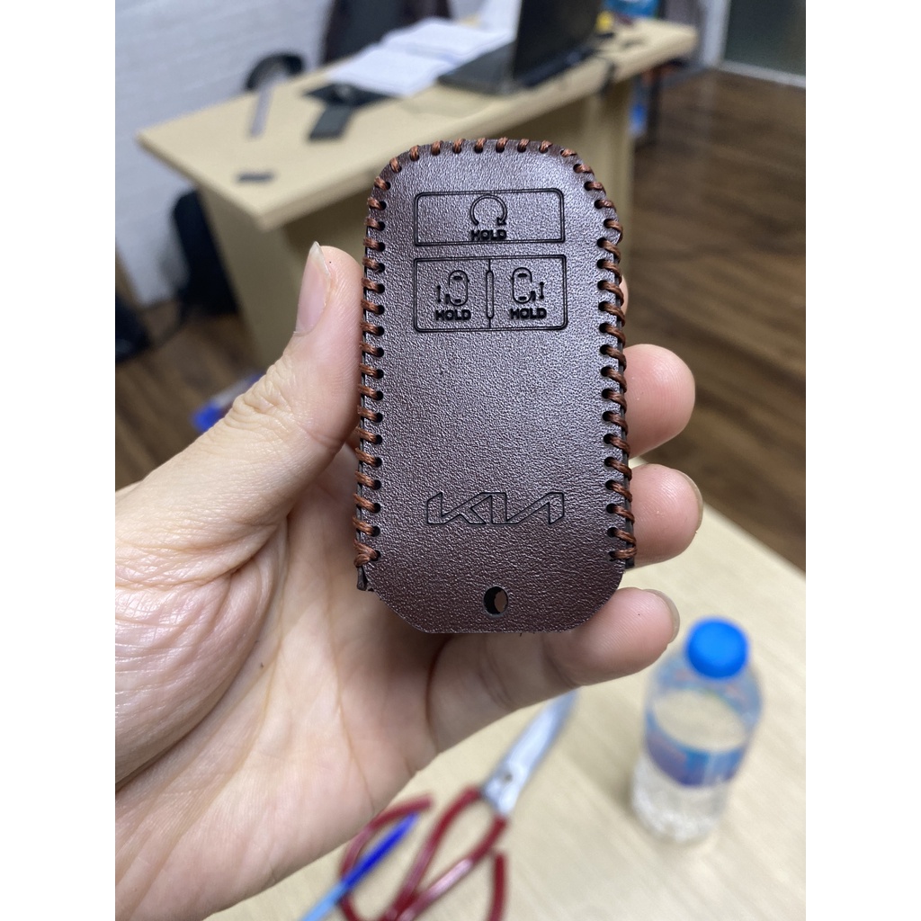 Bao da chìa khoá ô tô kia carnival 2022 chìa thông minh bảo vệ chìa khoá oto cao cấp chống xước