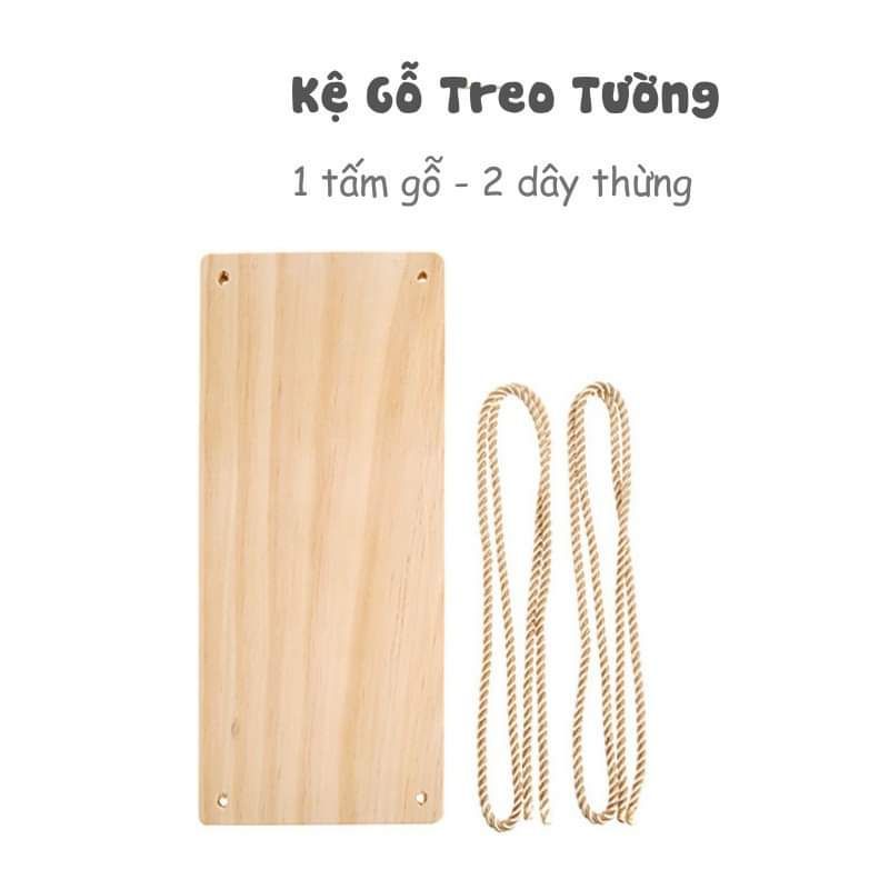 kệ gỗ treo tường đa năng