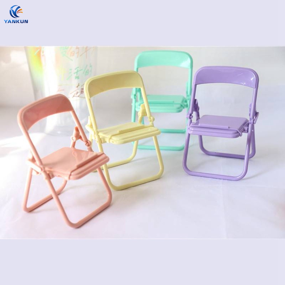 Giá đỡ điện thoại hình chiếc ghế có thể gấp gọn màu sắc macaron xinh xắn
