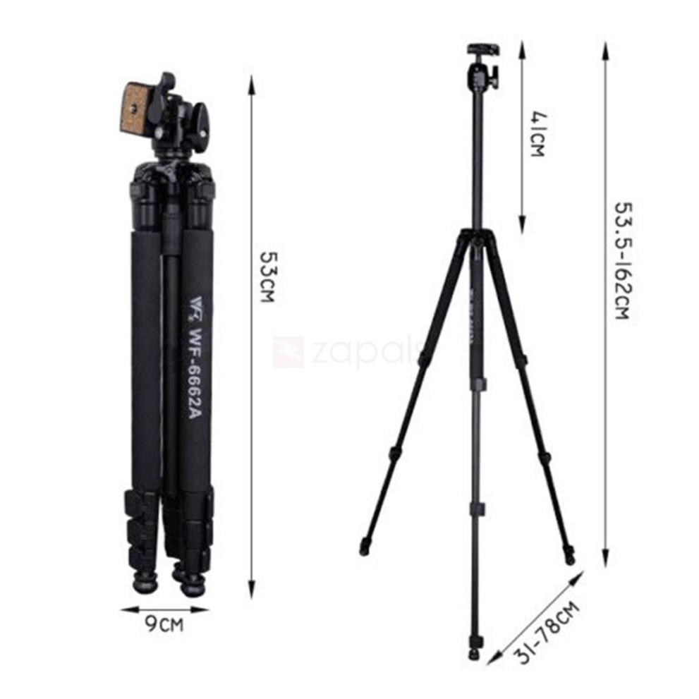 Chân máy ảnh tripod Weifeng WF-6663A, WF-6662A