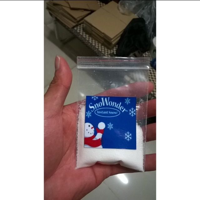 10G Tuyết Mỹ Snowonder loại chuẩn Nguyên Liệu Làm Slime ( ẢNH LÀ 90 GRAM )