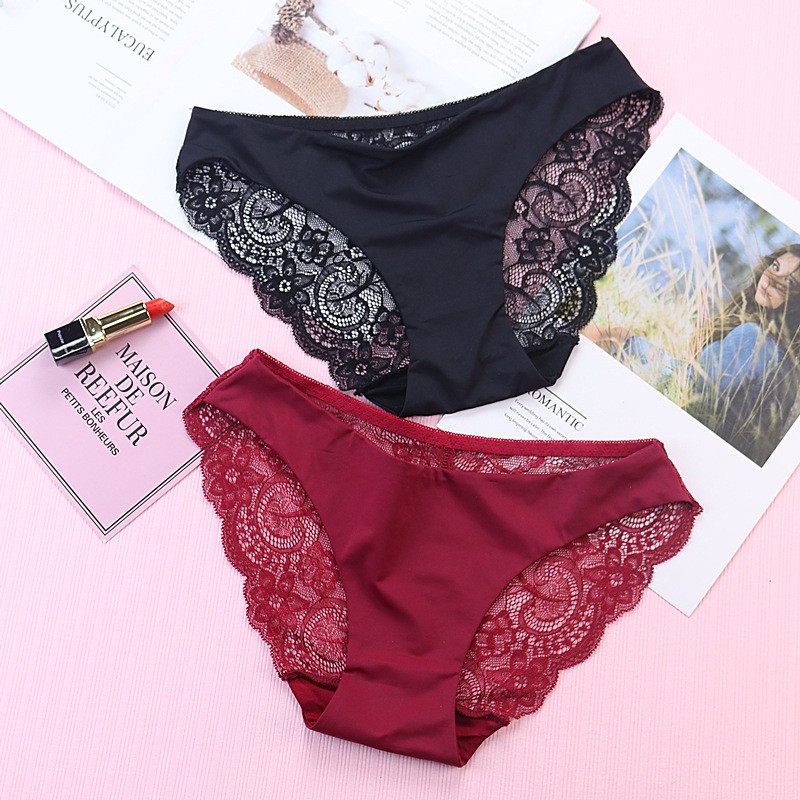 [Mã WARN10 giảm 10k đơn 99k] Quần lụa phối ren cạp thấp | BigBuy360 - bigbuy360.vn