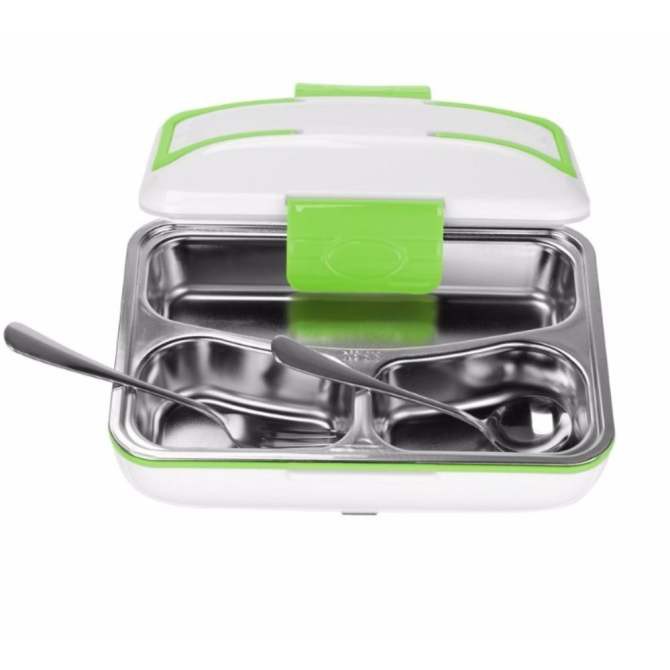 Hộp cơm cắm điện inox 3 ngăn Lunchbox Chaufante YY-3266 ruột inox