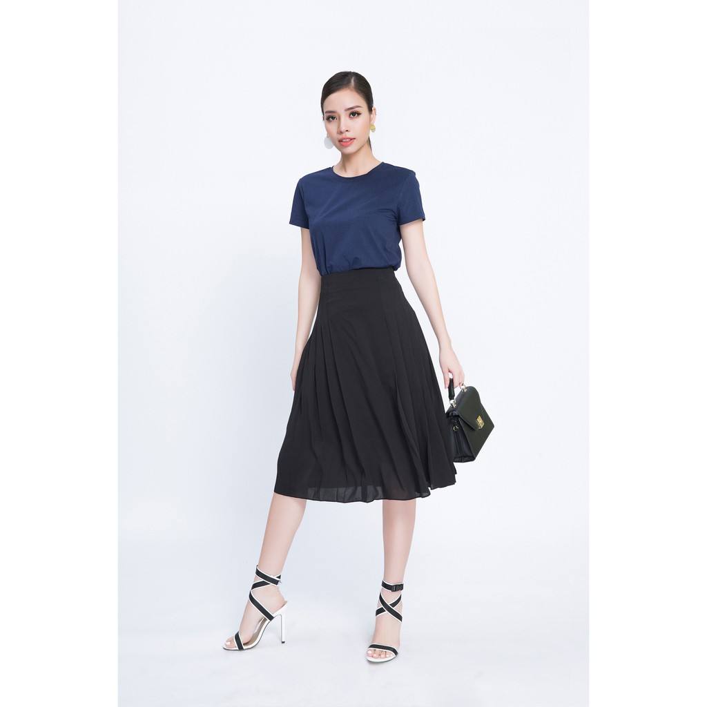Áo thun cổ tròn nữ IVY moda MS 57P0092