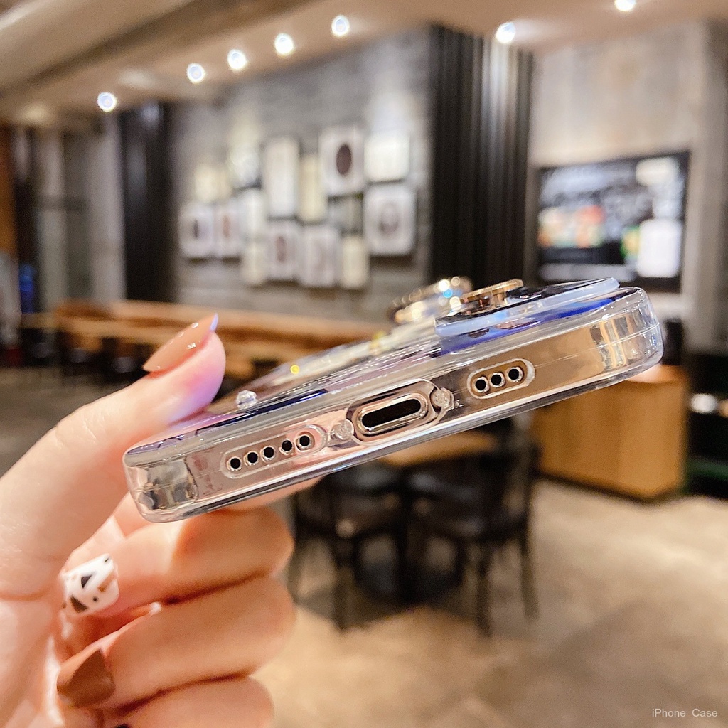 Ốp Điện Thoại Hình Gấu Có Dây Đeo Cho iPhone 7 8 X XR XsMax 11 12 13 14 pro max