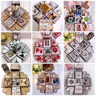 Love box -Hộp quà ảnh Handmade có kèm hộp quà nhỏ đủ chủ đề -Đặt theo yêu cầu