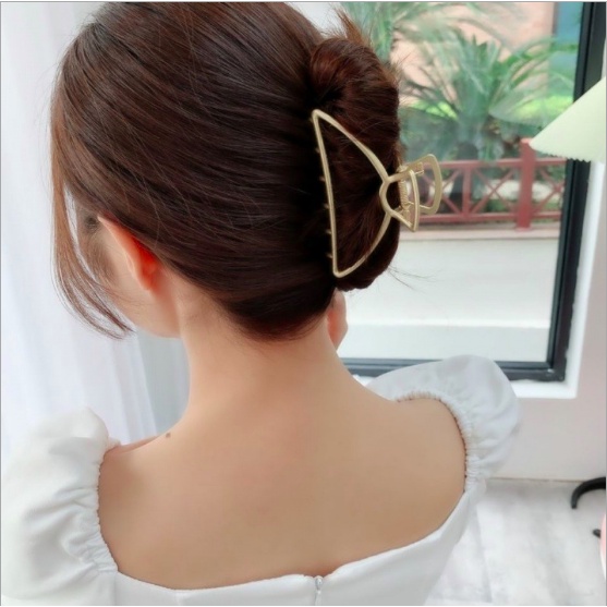 [4 mẫu]Kẹp Tóc Nữ Hottrend Cặp Càng Cua Kim Loại Sang Chảnh Xinh Xắn KT21D