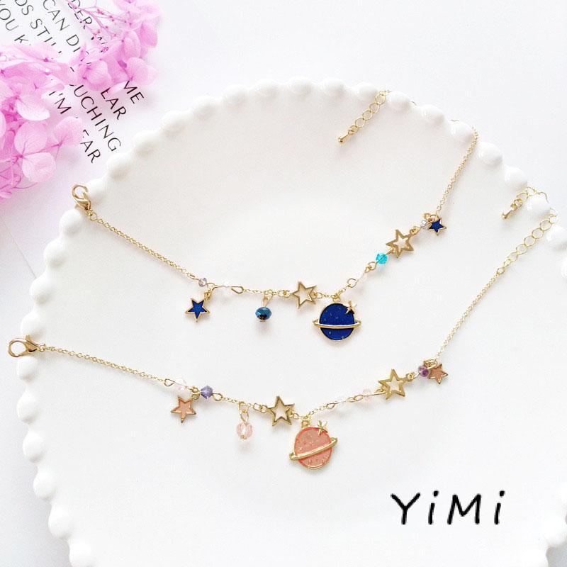 【Yimi.Vn】Vòng Tay Pha Lê Đa Năng Hình Hành Tinh Ngôi Sao Mộng Mơ Đơn Giản Cho Nữ