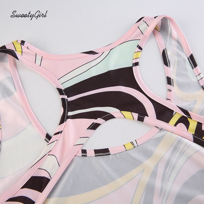 Đầm Mini Không Tay Cổ Chữ U Cắt Sâu Hở Lưng Gợi Cảm Thời Trang 2022 Cho Nữ