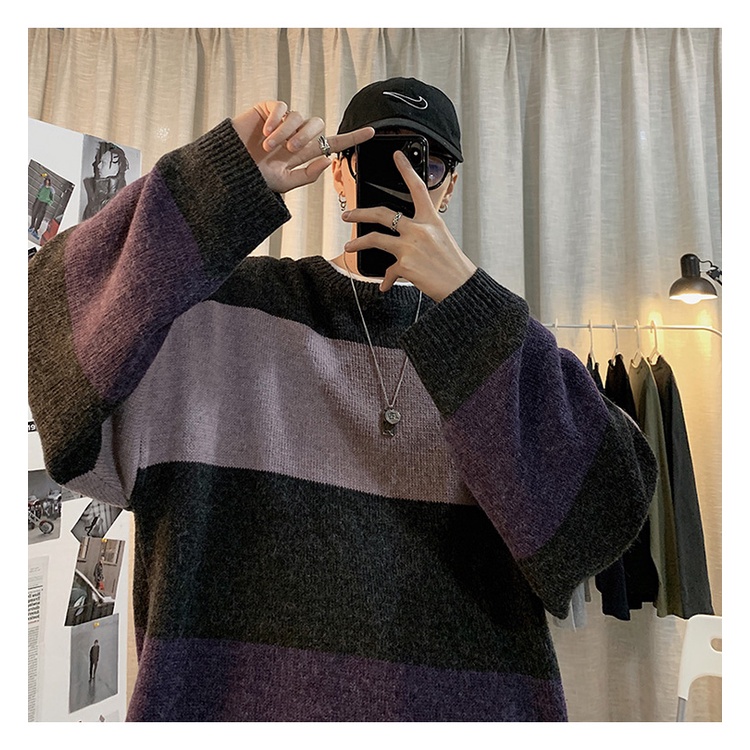 Áo sweater MISUDO Hà Nội Under form rộng Unisex nam nữ Big Size, Áo len sweater nam form rộng học sinh ulzzang công sở