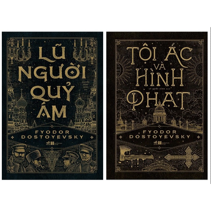 Sách - Tuyển tập Fyodor Dostoevsky: Tội ác và hình phạt + Lũ Người Quỷ Ám (lẻ tuỳ chọn)