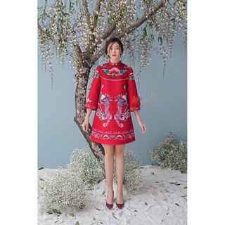 Đầm vải xuất hai lớp size s m l giá 220k