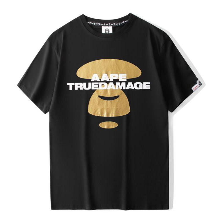 Áo Thun Cotton Ngắn Tay In Chữ Aape Thời Trang Cho Nam Và Nữ | BigBuy360 - bigbuy360.vn