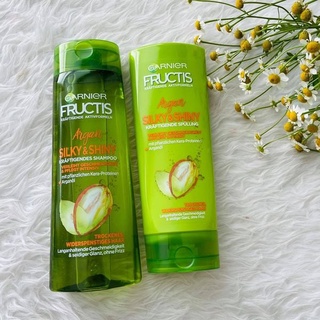Dầu gội và xả Garnier Fructis Argan Silky&Shiny