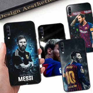 Ốp điện thoại dẻo viền đen hình Lionel Messi cho SAMSUNG GALAXY A10 A20 A30 A40 A50 A70 YU121