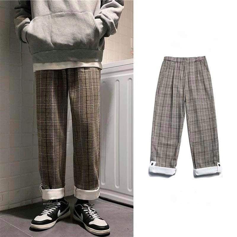Quần Dài Caro CUSI PANTS Phối Line Ulzzang Unisex