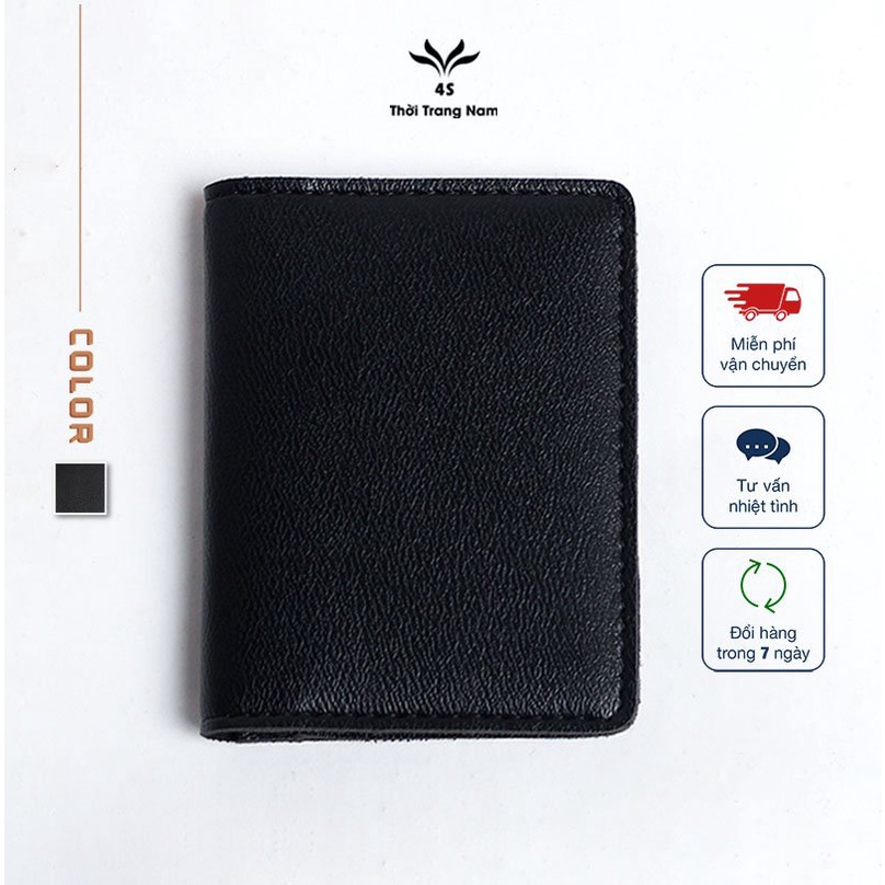 Ví Sen Mini LOFTY 4S Dáng Đứng Nam Nữ Đựng thẻ, card visit, tiền nhỏ gọn sang trọng