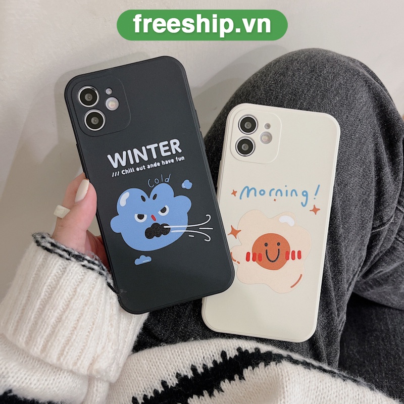 [ỐP ĐIỆN THOẠI IPHONE] Ốp cho 14/pro/plus/promax/xsmax/xs/7/8/se2020 ốp lưng iphone in hình mây mặt trời mềm đẹp bvc