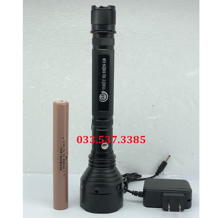 Đèn dã ngoại, den pin sieu sang G8 - 568 bền đẹp