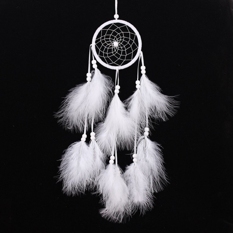 Dreamcatcher đính lông vũ handmade