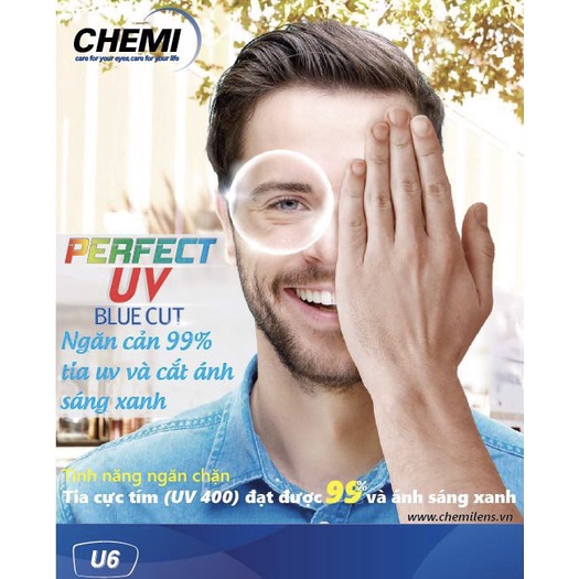 Tròng Kính Mỏng Chemi 1.67 U6