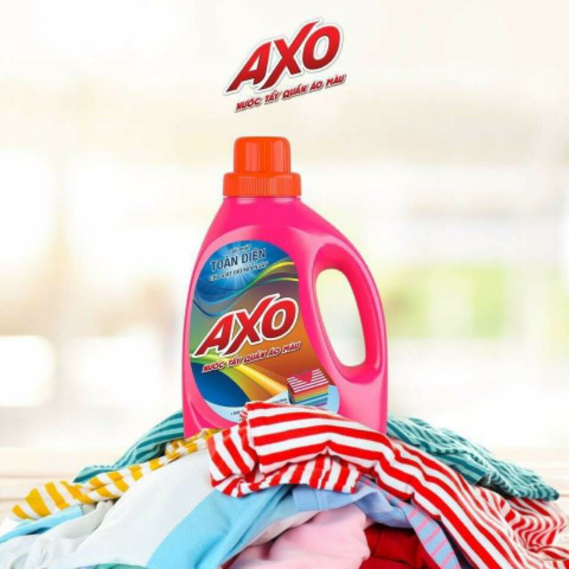 Nước tẩy quần áo màu AXO chai 400ml