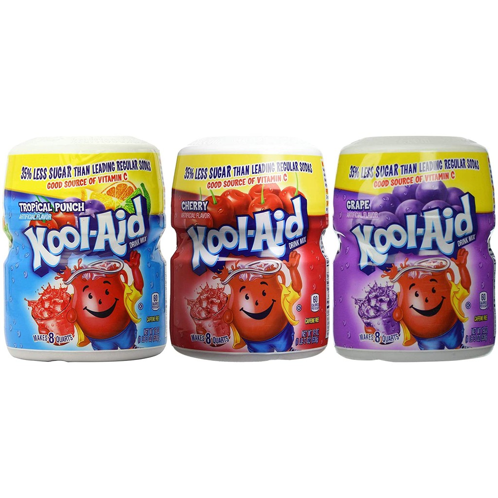 Bột Pha Nước Trái Cây Kool Aid Của Mỹ
