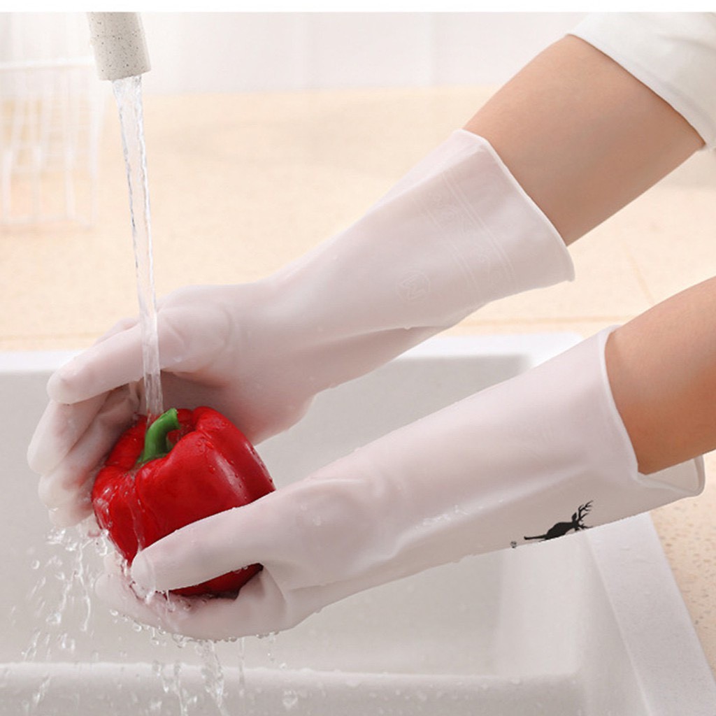 Bao Tay Rửa Chén Cao Su Siêu Dẻo Dai Giao ngẫu nhiên