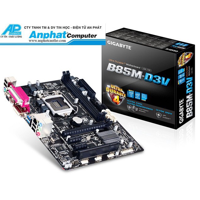 Bo mạch chủ Main Gigabyte B85M-D3V - Hàng công ty  - Bảo hành 36 tháng