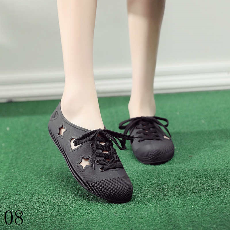 Giày Đi Biển Đế Bằng Chống Trượt Thoáng Khí Thời Trang Mùa Hè Hàn Quốc 2019 Cho Nữ