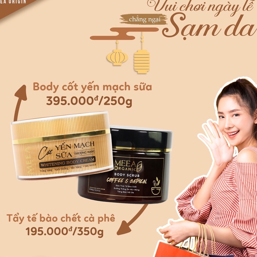 [ Hũ Full ] Body Cốt Yến Mạch Sữa Thượng Hạng MEEA Premium