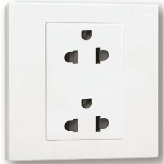 Ổ cắm đôi 3 chấu cao cấp Galion Legrand