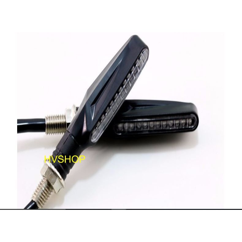 Bộ 2 Đèn Xi Nhan Hv shop Độ Xe Máy MOTOWOIF ( sáng vàng ).