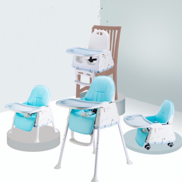 GHẾ Ăn Dặm Hanbei 3 Chế Độ (Full Bộ)