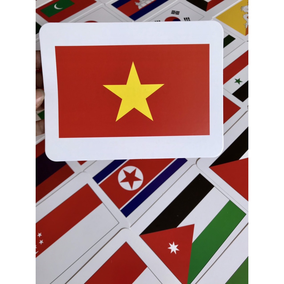 Bộ thẻ QUỐC KỲ CÁC QUỐC GIA TRÊN THẾ GIỚI | BigBuy360 - bigbuy360.vn