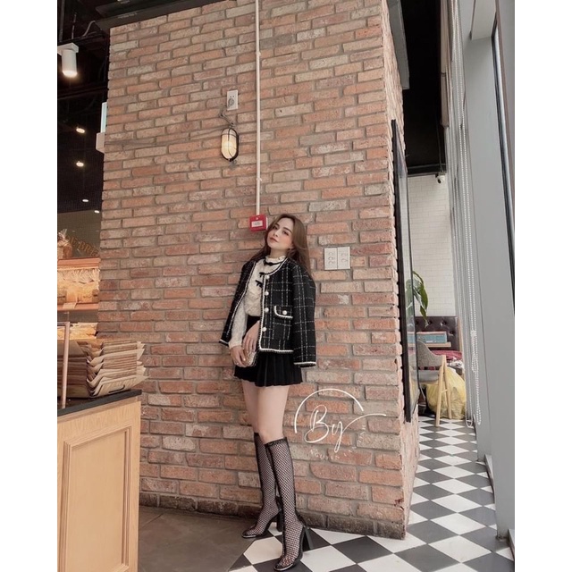 Áo Khoác Dạ Dáng Ngắn Viền Thừng Siêu Xinh Có Ảnh Thật Kèm Video | BigBuy360 - bigbuy360.vn