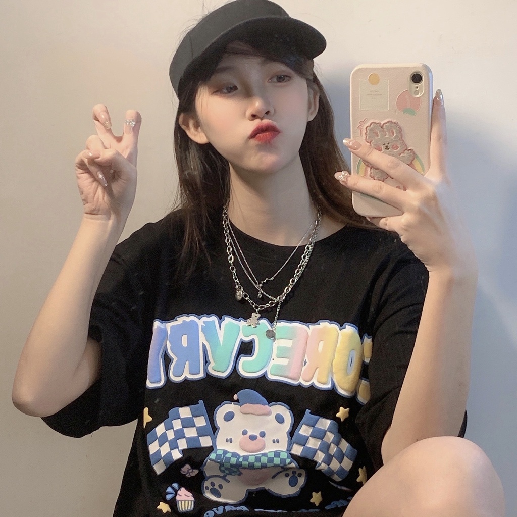 [IN NỖI] HT Áo CORECVRY Áo Thun Áo Phông Tay Lỡ From Rộng Unisex
