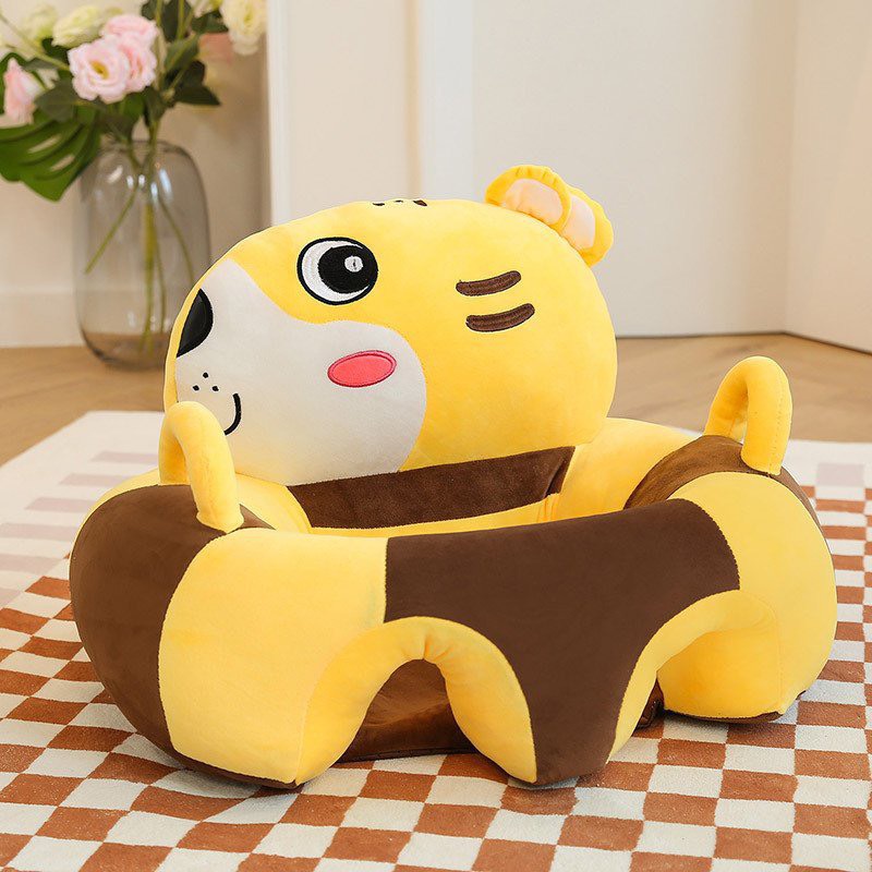 Ghế tập ngồi, ăn dặm hình thú nhồi bông cho bé, trẻ em sơ sinh cao cấp siêu cute nhiều màu