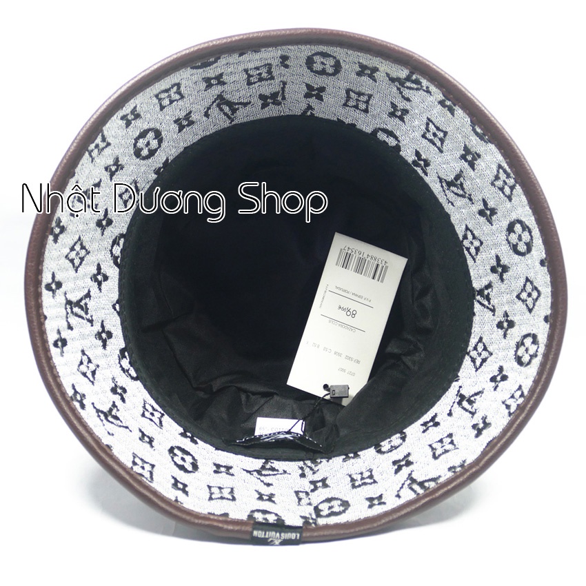 Mũ Bucket, Nón Bucket Tai Bèo có mặt da gắn mặt sắt nổi bật- Vải Cotton cao cấp phù hợp cả nam và nữ.