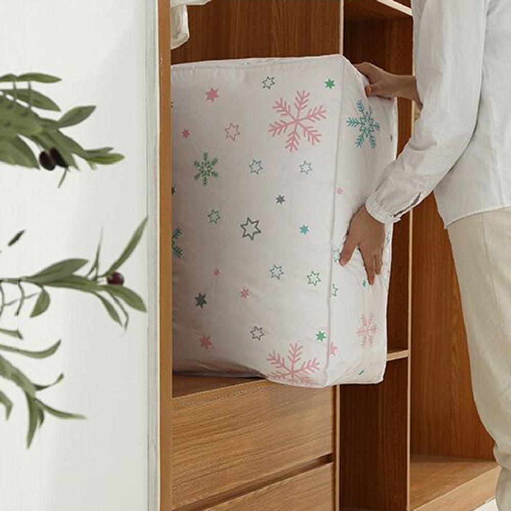 Giỏ Đựng Đồ Bằng Vải Lanh Có Thể Gấp Lại Tiện Dụng